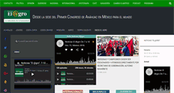 Desktop Screenshot of elagro.com.mx